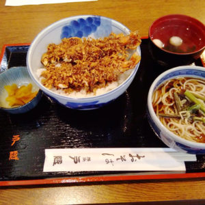 ランチ天丼セット