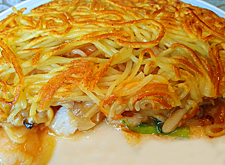 特製海鮮入り梅蘭焼きそば