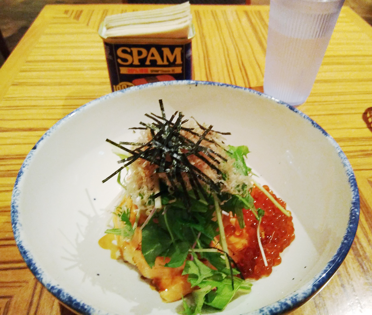 炙りサーモンとイクラの親子丼コンボ