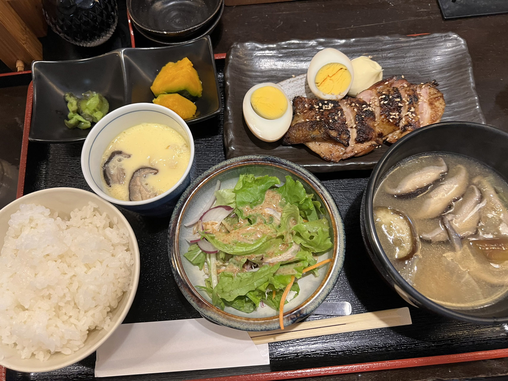 鶏照り焼き定食